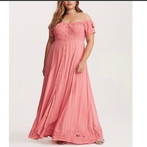 Torrid embroider dress